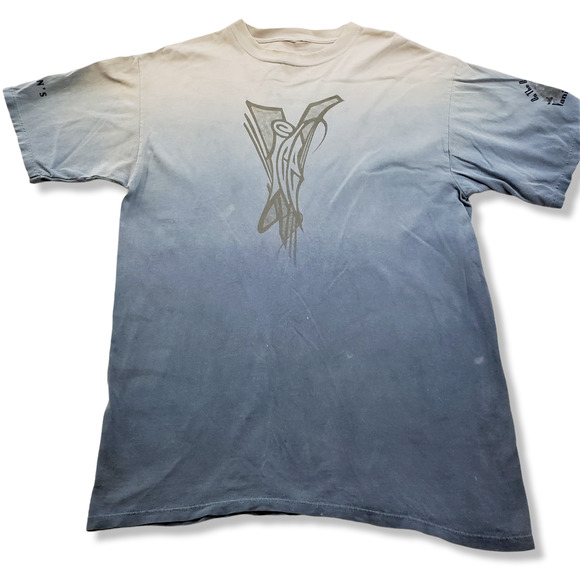 Vintage Vanilla Ice Tour Shirt Mens Large Ombre Y2K Jillians On The Rocks - Picture 1 of 10